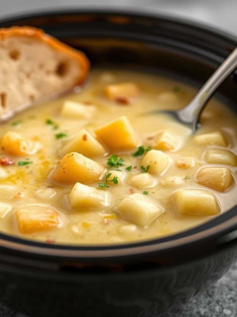 Crock Pot Crack Potato Soup