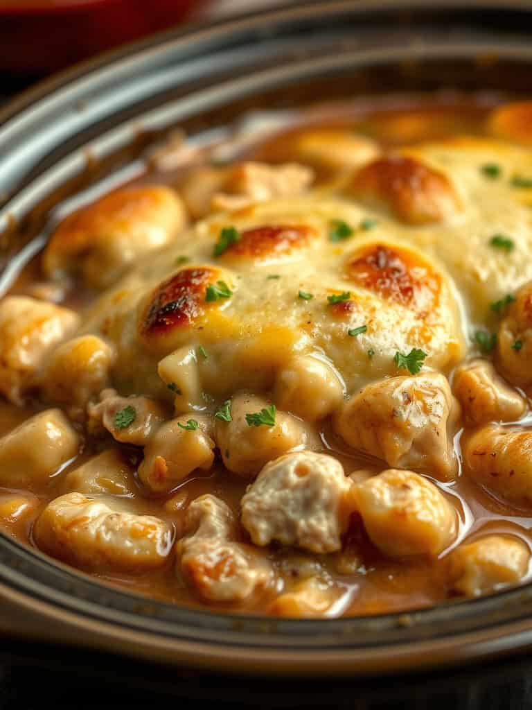 Crockpot Chicken Pot Pie