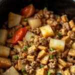 Crockpot Hamburger Potato Casseroleingredients