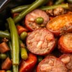Crockpot Kielbasa and Green Beansingredients