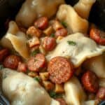 Crockpot Pierogi Casserole with Kielbasaingredients
