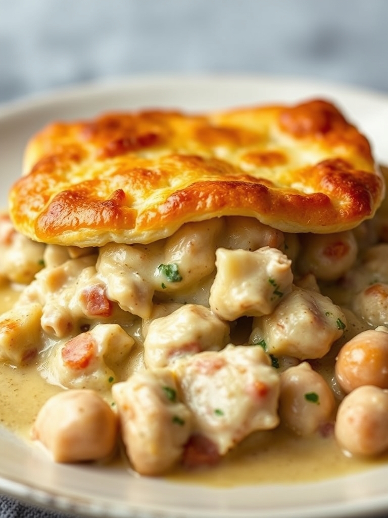 Crustless Chicken Pot Pie Recipe (One Pot + Healthy)