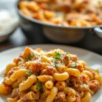 One-Pot Cheeseburger Macaroni