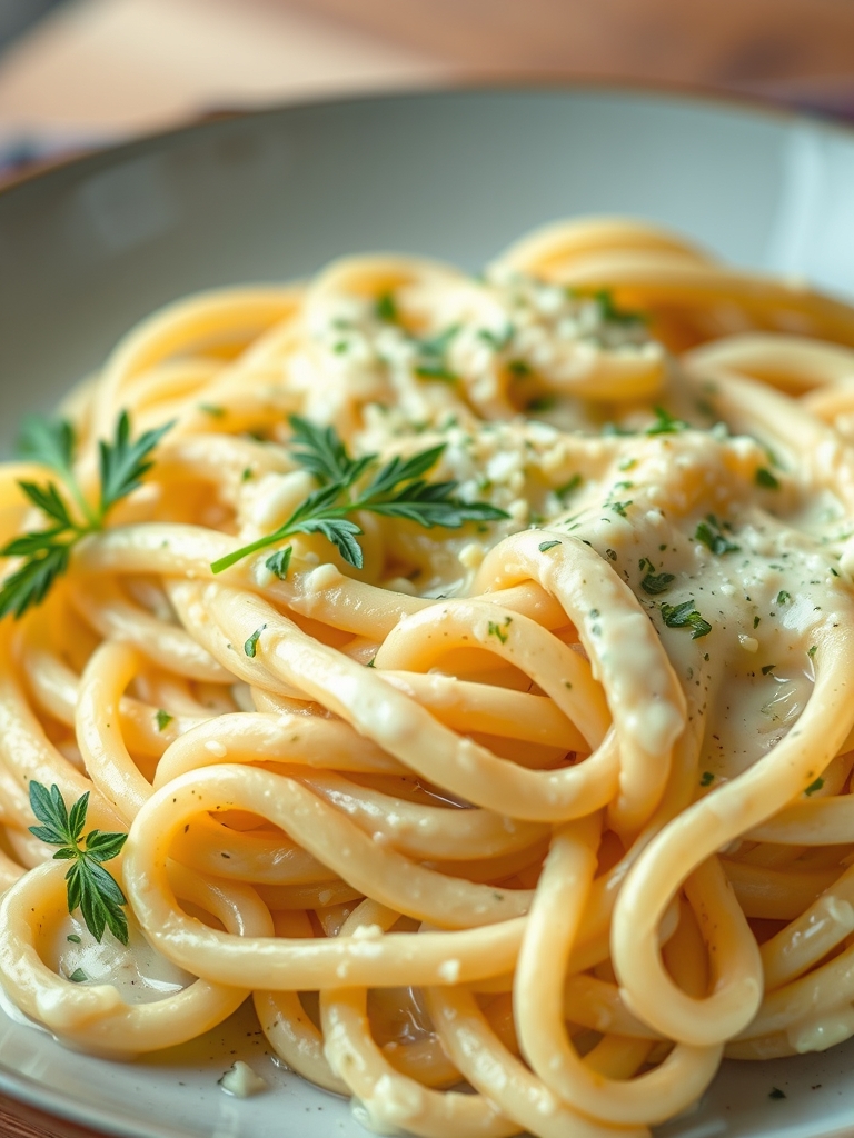 One Pot Creamy Garlic Pasta
