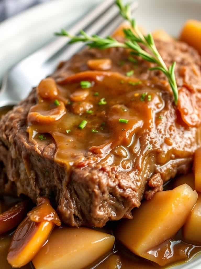 Savory Crock Pot French Onion Pot Roast for Cozy Dinners