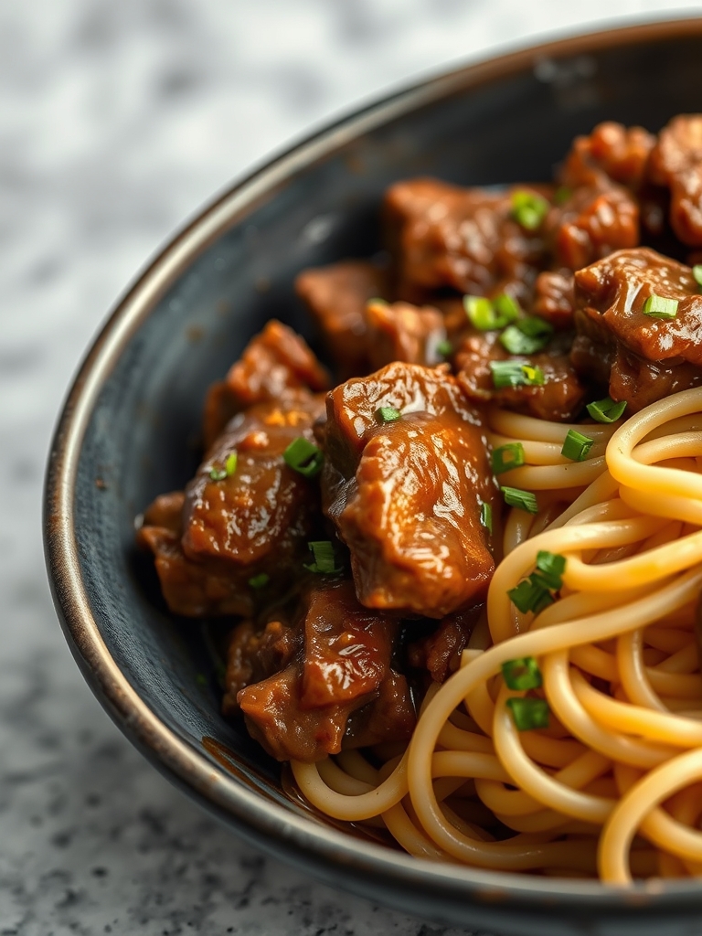 Slow Cooker Beef and Noodles