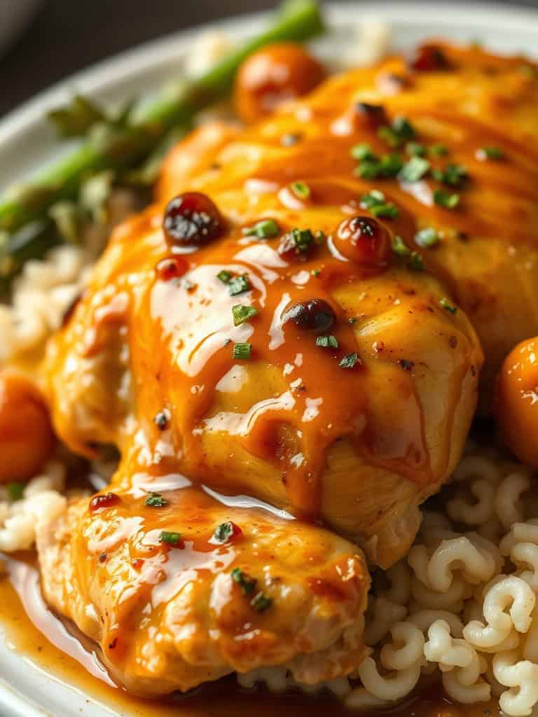 Slow Cooker Honey Mustard Chicken