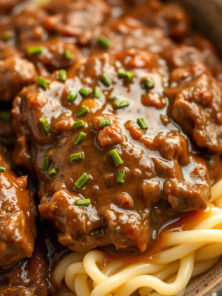 Slow Cooker Salisbury Steak Recipe