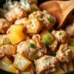 Tender Pineapple Pork in a Slow Cookeringredients