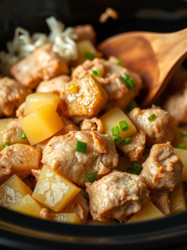 Tender Pineapple Pork in a Slow Cooker ingredients