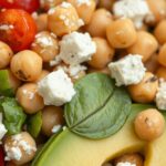 Chickpea Feta Avocado Saladingredients