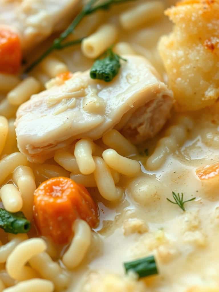 Classic Chicken Pot Pie Orzo ingredients