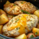 Cozy Garlic Parmesan Crockpot Chicken & Potatoesingredients