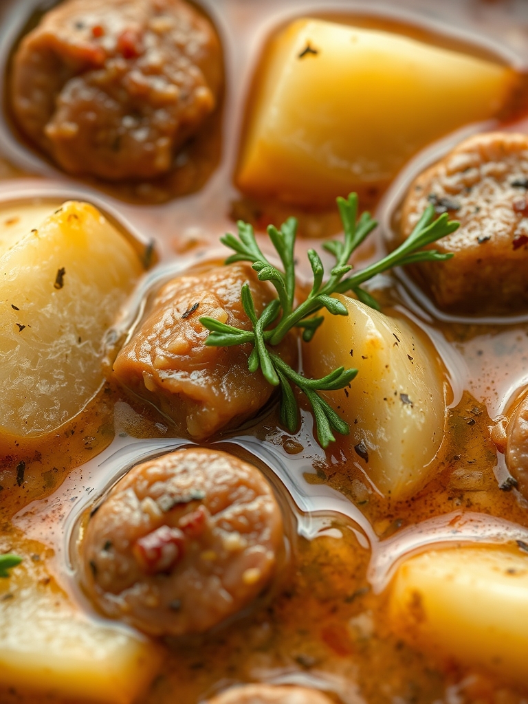 Cozy Sausage Potato Soup Ingredients