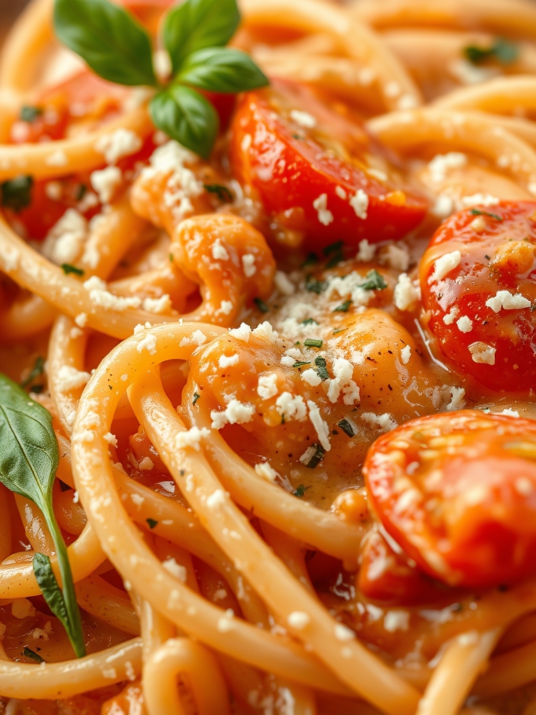 Creamy Tomato Garlic Pasta Fast ingredients