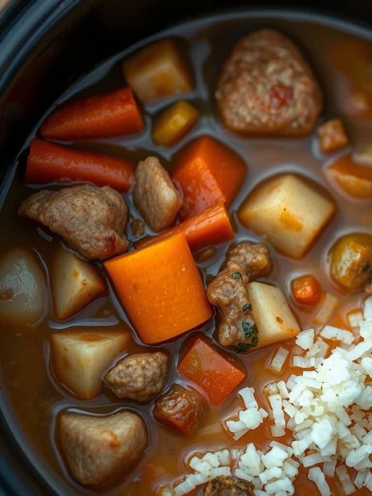 Crock Pot Shipwreck Stew Ingredients