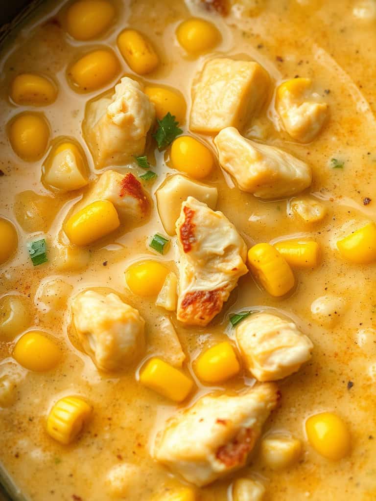 Crockpot Chicken Corn Chowder ingredients