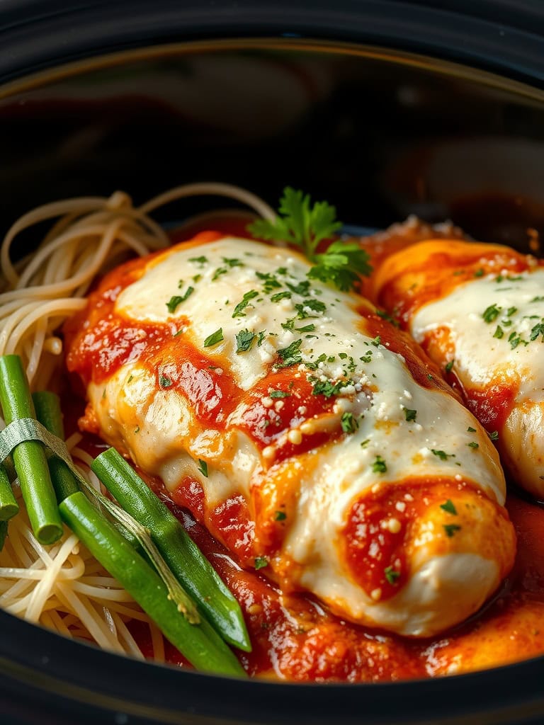 Crockpot Chicken Parmesan ingredients