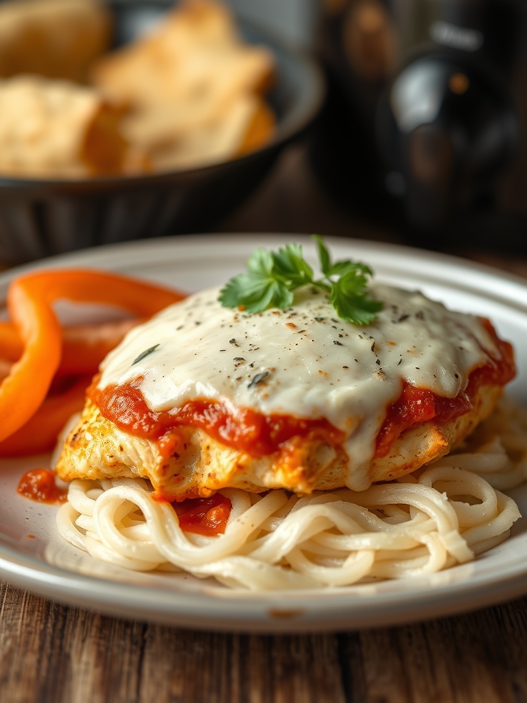Crockpot Chicken Parmesan