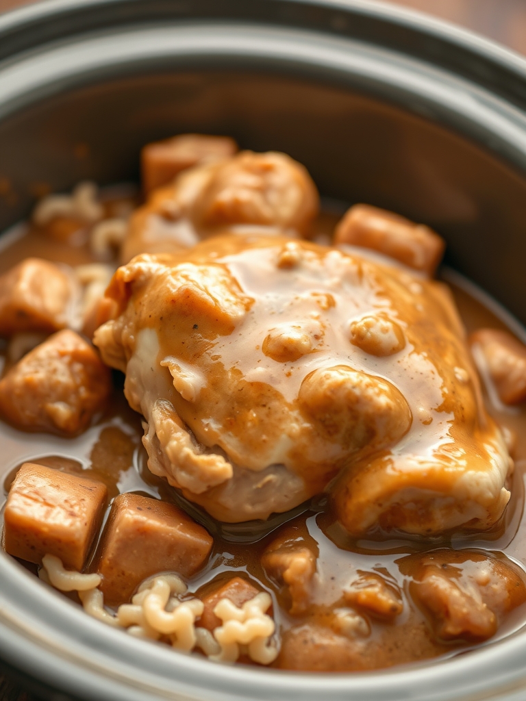 Crockpot Chicken and Gravy