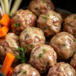 Crockpot French Onion Meatballsingredients