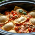 Crockpot Ravioli Lasagnaingredients