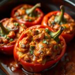 Crockpot Stuffed Peppers
