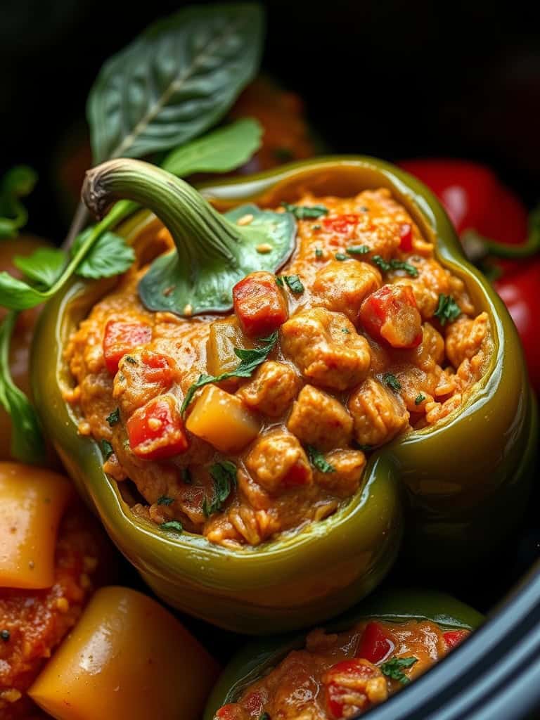 Crockpot Stuffed Peppers Ingredients