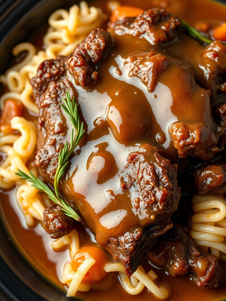 Easy Crock Pot Pot Roast (with Gravy!)