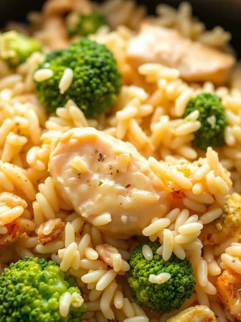 Easy Crockpot Cheesy Chicken Broccoli Rice ingredients
