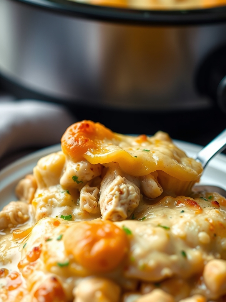 Easy Crockpot Chicken Pot Pie Recipe