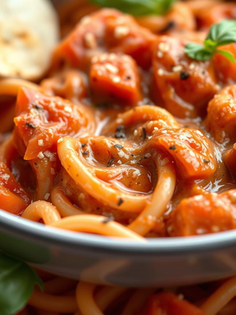 Easy One Pot Creamy Tomato Pasta ingredients