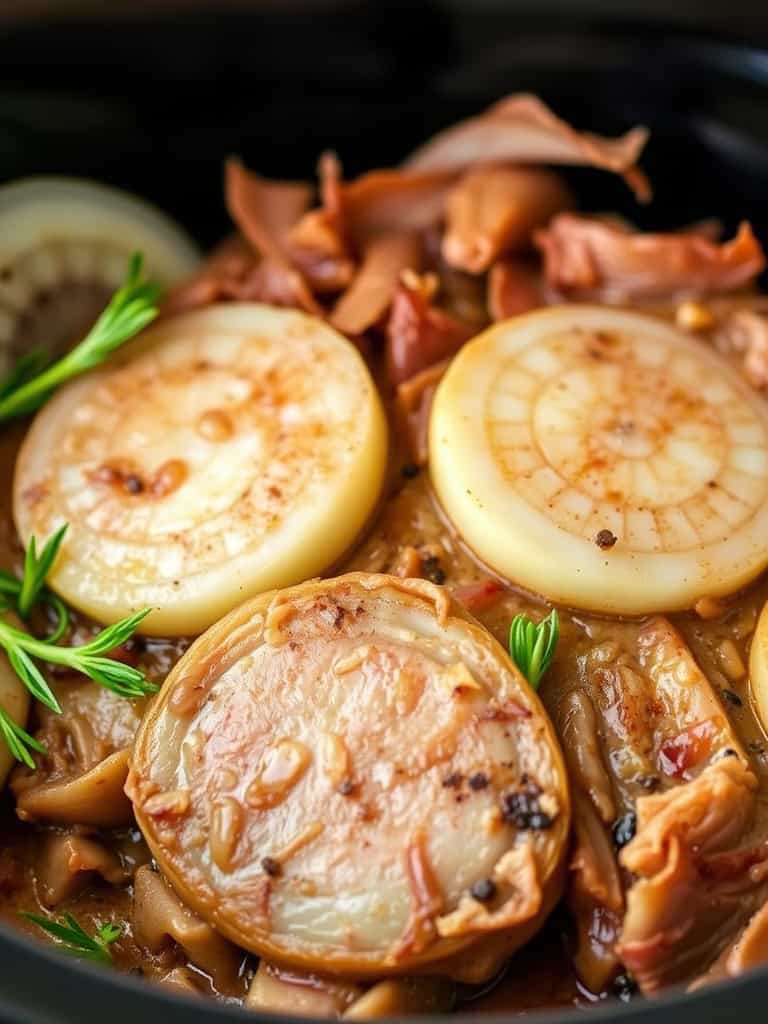 Easy Slow Cooker French Onion Roast ingredients