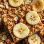 Energizing Banana Oatmeal Bars for a Healthy Snackingredients