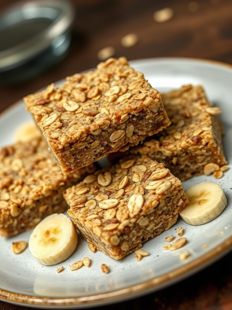 Energizing Banana Oatmeal Bars for a Healthy Snack