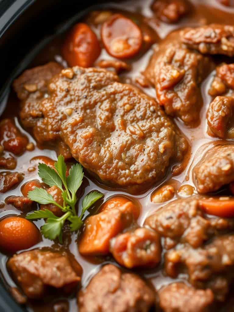 Hearty Comfort Slow Cooker Beef Manhattan Ingredients