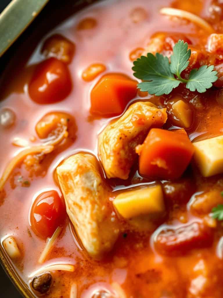 Hearty Crockpot Chicken Tortilla Soup Recipe ingredients