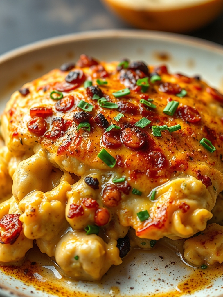 High Protein Easy Chicken Zucchini Bake Recipe (30g+ Protein!)