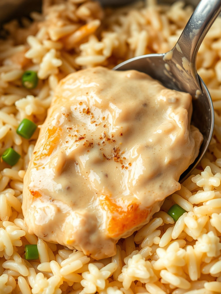 Instant Pot Creamy Chicken and Rice Ingredients