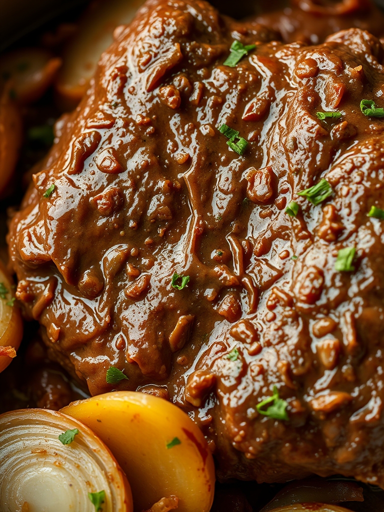 Juicy French Onion Pot Roast ingredients
