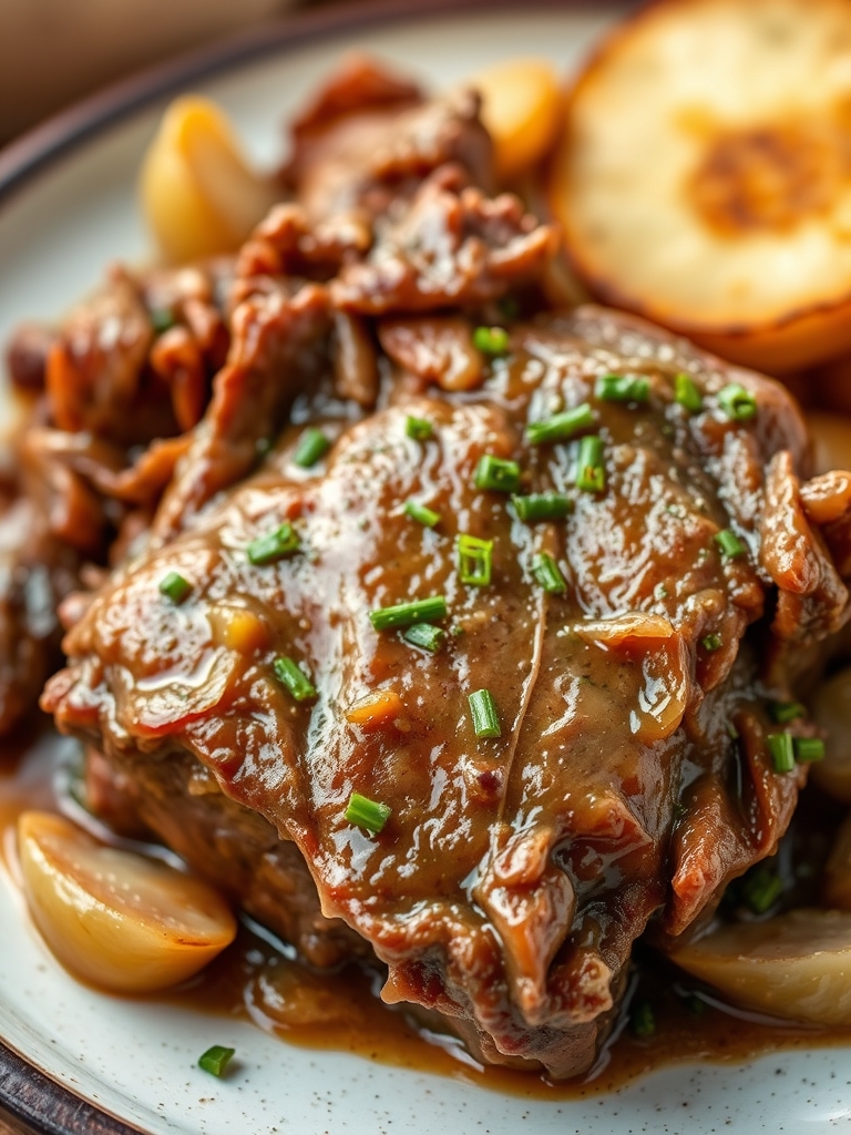 Savory Crock Pot French Onion Pot Roast for Cozy Dinners
