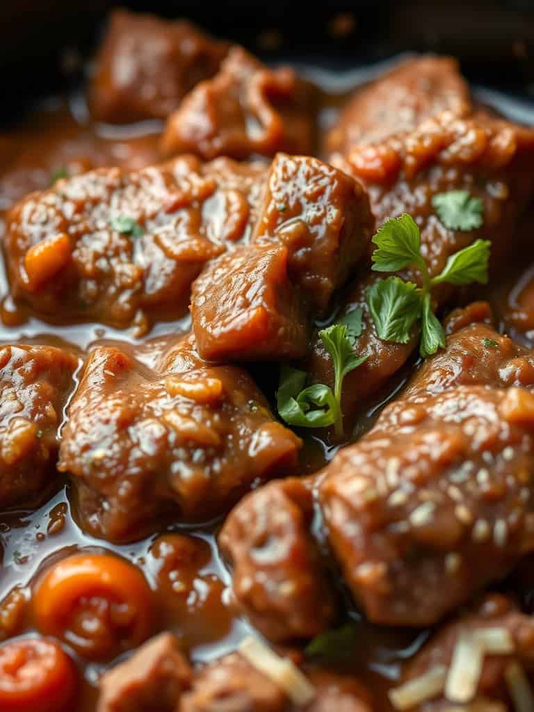 Slow Cooker Beef Manhattan ingredients