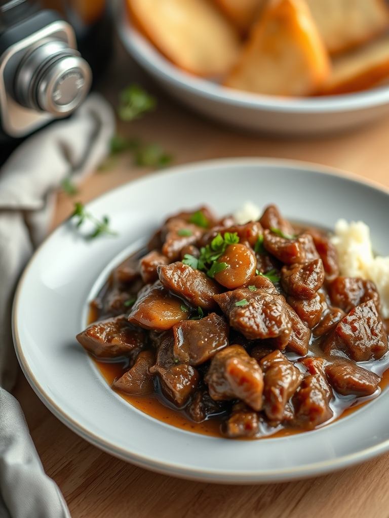 Slow Cooker Beef Manhattan