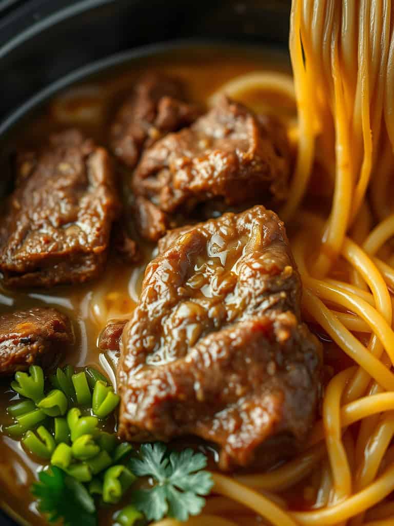 Slow Cooker Beef Ramen Noodles Ingredients