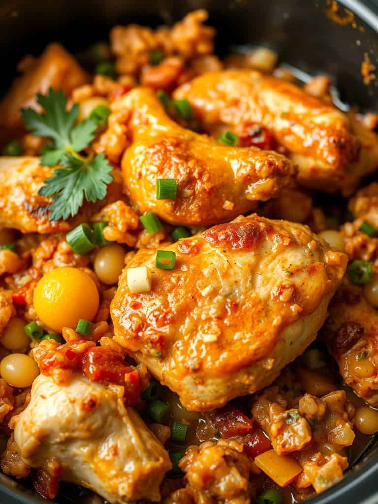 Slow Cooker Chicken Jambalaya ingredients