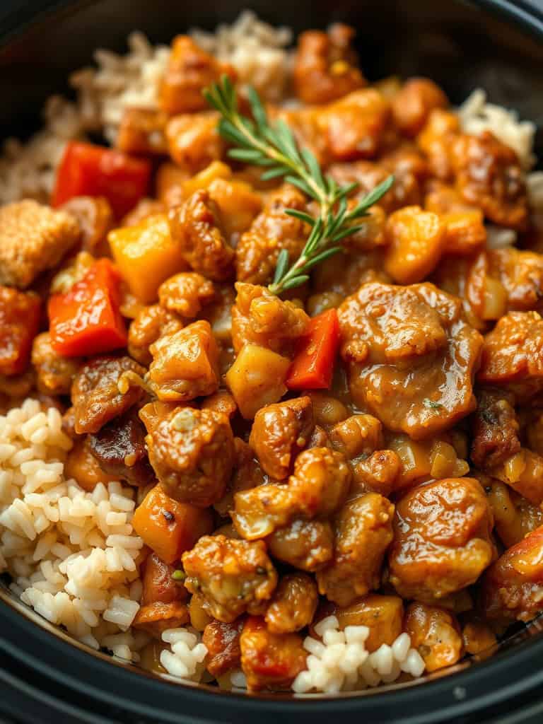 Slow Cooker Cowboy Casserole Ingredients