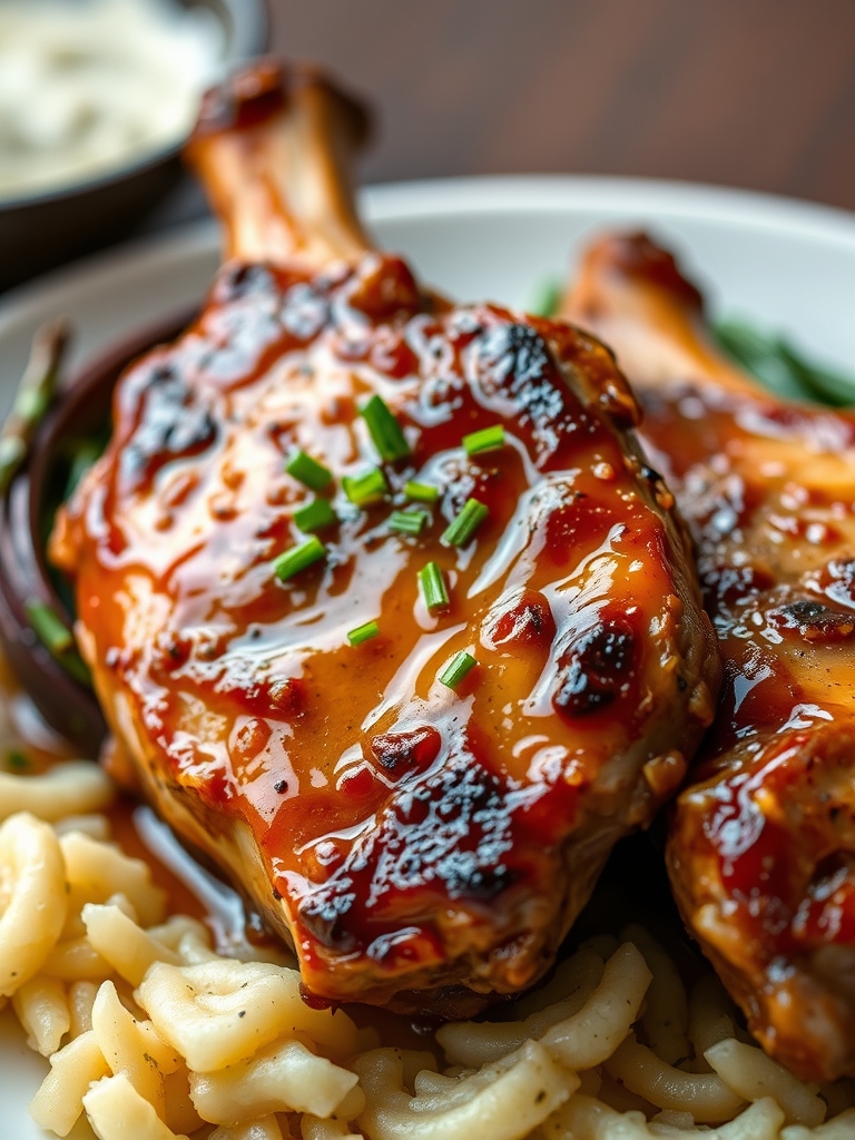 Slow Cooker Honey Garlic Pork Chops