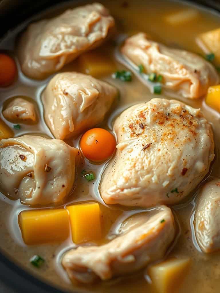 Slow Cooker White Wine Chicken Stew ingredients