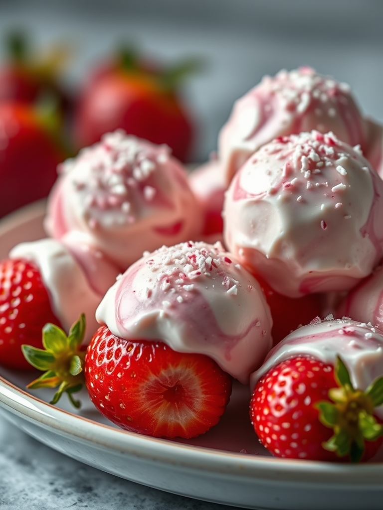Strawberry Yogurt Bites