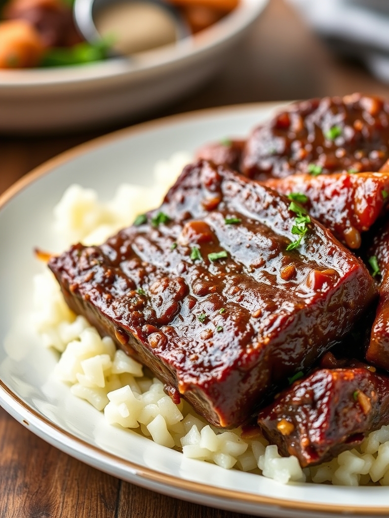 Super Tender Crockpot Beef Short Ribs Recipe